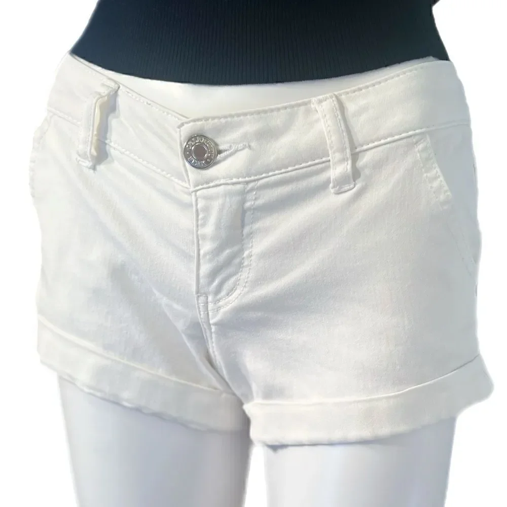 Celebrity Pink Roll Cuff Stretch Shorts